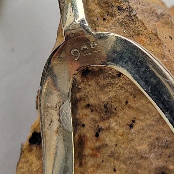 Vanadinite Crystal Pendant Sterling Silver 925 Statement Gemstone Pendant - Picture 13 of 16